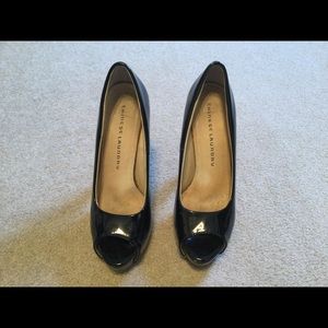 Chinese Laundry Black Peep Toe Pumps Women’s 6.5